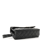 Grained Calfskin Quilted 2.55 Reissue Flap Belt Bag Clutch Black