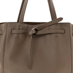 Soft Grained Calfskin Small Belt Cabas Phantom Taupe