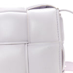 Nappa Maxi Intreccio Padded Cassette Crossbody Bag Mirth Washed