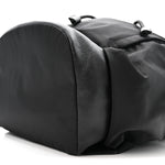 Nylon Grained Calfskin Watson Diaper Bag Black