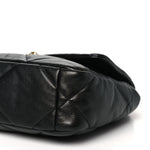 Lambskin Quilted Medium Chanel 19 Flap Black