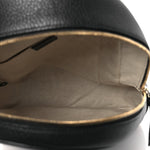 Pebbled Calfskin Soho Chain Backpack Black