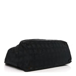 Nylon Large Travel Tote Black