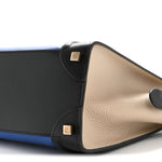 Smooth Calfskin Micro Tri-Color Luggage Indigo