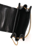 Lambskin Quilted Monogram Mini Nolita Black