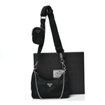 Re-Nylon Saffiano Re-Edition 2005 Shoulder Bag Black