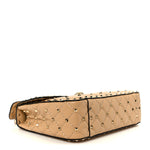 Nappa Medium Rockstud Spike Shoulder Bag Soft Noisette