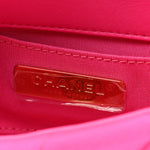 Jersey Quilted Chanel 19 Waist Bag Pink