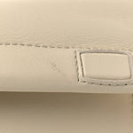Smooth Calfskin La Petite Pochette Rond Carre Light Ivory