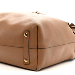 Soft Smooth Calfskin Medium Tote Camel