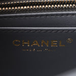 Lambskin Quilted Mini Pearl Crush Flap Dark Grey
