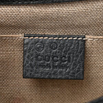 Dollar Calfskin Small Interlocking G Shoulder Bag Black