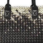 Nappa Intrecciato PVC Medium Cabat Black