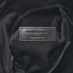 Calfskin Crocodile Embossed Monogram Medium Niki Shopping Bag Black