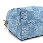 Damier Denim 3D Speedy Bandouliere 30 Denim Blue