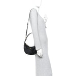 Patent Naplak Arque Shoulder Bag Black