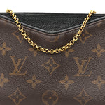 Monogram Pallas Clutch Black