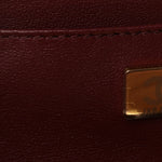 Lambskin Quilted Coco Click Bag Burgundy
