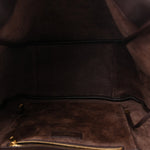 Grained Deerskin Bea Tote Sweet Chocolate