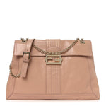 Vitello Acqua Maxi Baguette Shoulder Bag Lilla