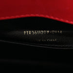 Calfskin Monogram Large Belle De Jour Clutch Red