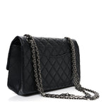 Aged Calfskin Quilted 2.55 Reissue 225 Flap Black