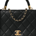 Lambskin Mini Carry Chic Flap Black