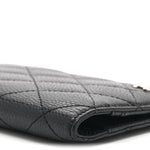 Caviar Quilted Agenda Cover Black