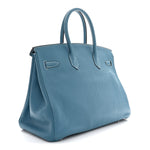 Togo BIRKIN 35 Blue Jean