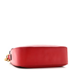 Monogram Ruinart Calfskin Medium Lady Web Shoulder Bag Beige Ebony Hibiscus Red