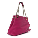 Cellarius Calfskin Medium Soho Chain Shoulder Bag Bright Bouganville