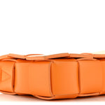 Nappa Maxi Intreccio Cassette Bag Tangerine