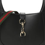 Calfskin Small Jackie Shoulder Bag Black