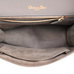 Grained Calfskin Medium Diorama Flap Bag Gris