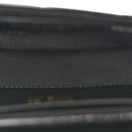 Patent Calfskin Quilted Mini Clutch Black