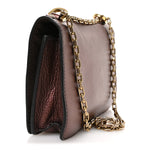 Metallic Calfskin J'Adior Chain Flap Bag Noisette