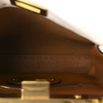 Cuoio Romano Selleria Tri-color Mini Peekaboo Iconic Satchel White Indaco Saddler