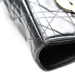 Lambskin Cannage Large Lady Dior Black