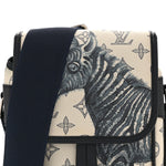 Savane Monogram Zebra Chapman Messenger BB White