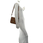 Box Calfskin Medium Classic Box Flap Bag Camel