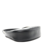 Smooth Calfskin Medium Strap Ava Triomphe Shoulder Bag Black