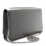 Grain De Poudre Medium Classic Monogram Kate Satchel Earth Grey