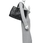 Calfskin Wild Stitch Large Tote Black