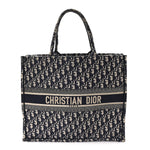 Oblique Large Book Tote Blue Multicolor