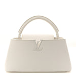 Taurillon Capucines East West MM Optic White