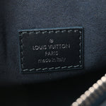 Calfskin Debossed Monogram Side Trunk Moon Bleu