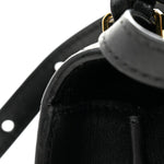 Calfskin Small Barcelona Shoulder Bag Black