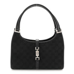 Monogram Bardot Shoulder Bag Black