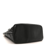 Caviar Quilted Medallion Tote Black