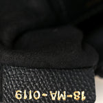 Grained Calfskin Mini Saddle Bag Black